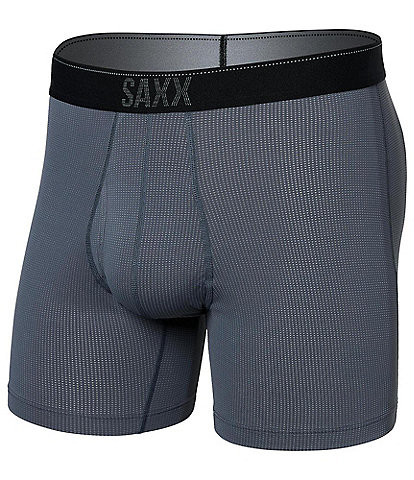SAXX Vibe Super Soft Black/Grey 5 Inseam Boxer Briefs 2-Pack