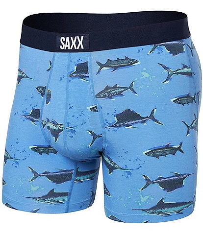 SAXX Ultra Super Soft Fish On Sale 5" Inseam Boxer Briefs