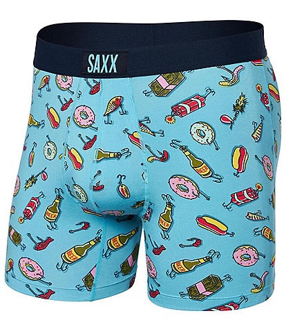 SAXX Ultra Super Soft I'll Try Anything Printed 5" Inseam Boxer Briefs