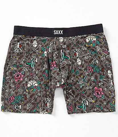 SAXX Vibe Printed Xtra Soft Comfort 6#double; Inseam Boxer Briefs
