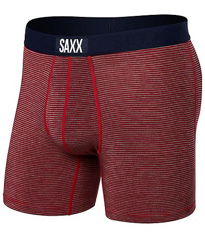 SAXX Vibe Super Soft Slim Fit Mini Striped 5#double; Inseam Boxer Briefs