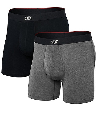 SAXX Vibe Xtra Solid 6" Inseam Boxer Briefs 2-Pack