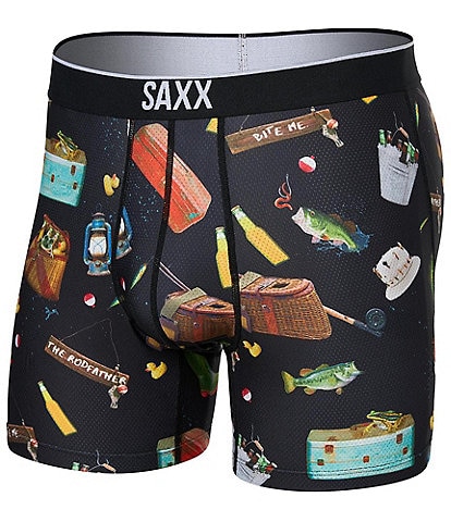 SAXX Volt Breathable Mesh Slim Fit Catch Phrases 5" Inseam Boxer Briefs