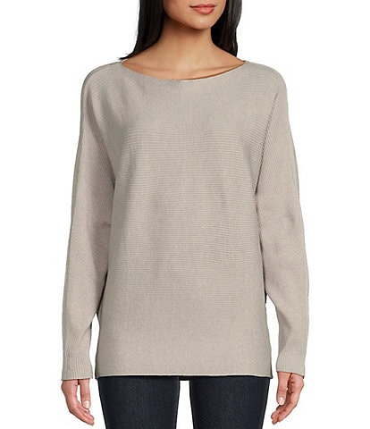 Say What Ribbed Dolman Sleeve Sweater