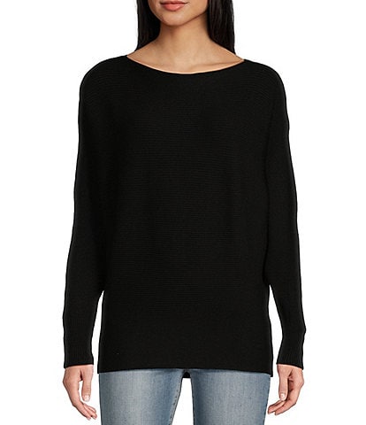 Say What Ribbed Dolman Sleeve Sweater