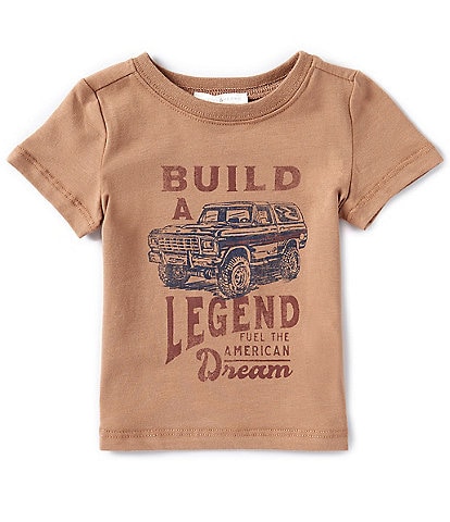 Scene&Heard Baby Boys 3-24 Months Round Neck Short Sleeve Knit Graphic T-Shirt