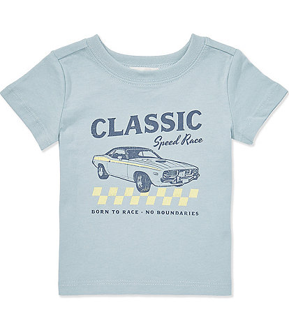 Scene&heard Baby Boys Knit Custom Tee & Shorts Set
