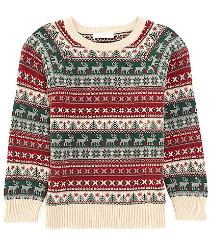 Scene&Heard Big Boys 8-20 Fair Isle Sweater