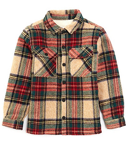 Scene&Heard Big Boys 8-20 Plaid Shacket