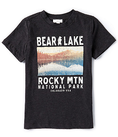 Scene&Heard Big Boys 8-20 Short Sleeve Bear Lake Graphic T-Shirt