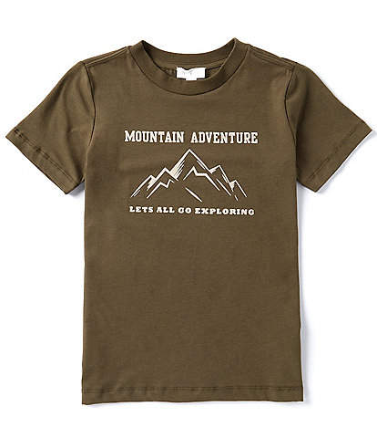 Scene&Heard Big Boys 8-20 Short Sleeve Mountains Graphic T-Shirt