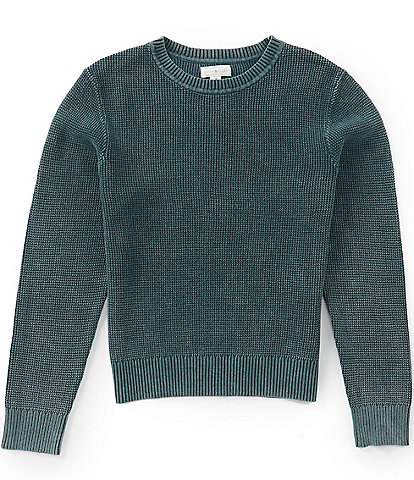 Scene&Heard Big Boys Long Sleeve Crew Shaker Sweater
