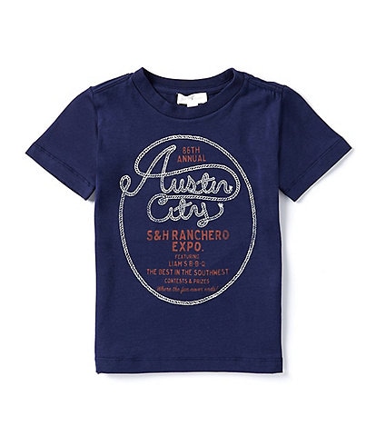 Scene&Heard Little Boys 2T-7 Short Sleeve Austin BBQ Graphic T-Shirt