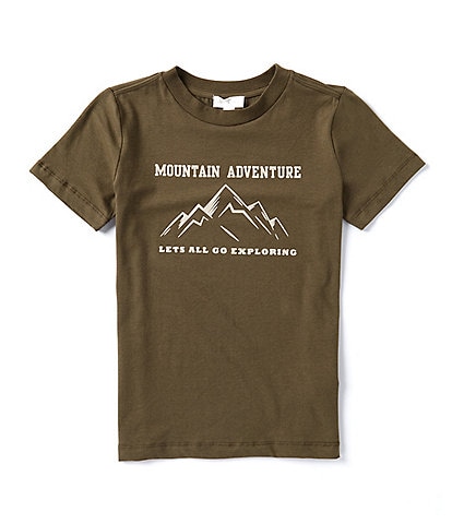 Scene&Heard Little Boys 2T-7 Short Sleeve Mountains Graphic T-Shirt