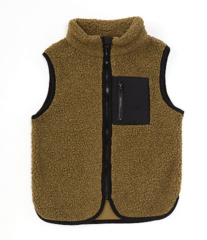 Scene&Heard Little Boys 2T-7 Sleeveless Sherpa Vest