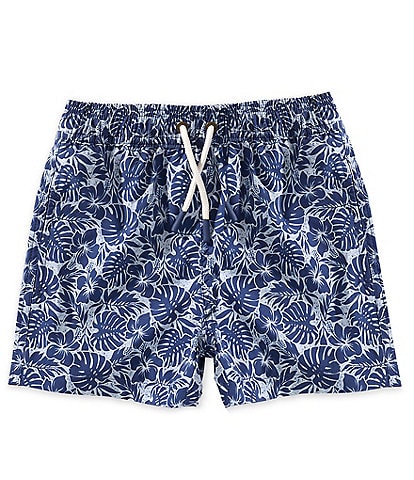 Scene&Heard Little Boys Coordinating Palm Pattern Swim Trunks