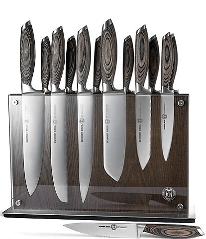Schmidt Brothers Cutlery Bonded Ash 15-Piece Knife Block Set