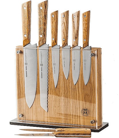 Schmidt Brothers Cutlery Hex 9-Piece Knife Set