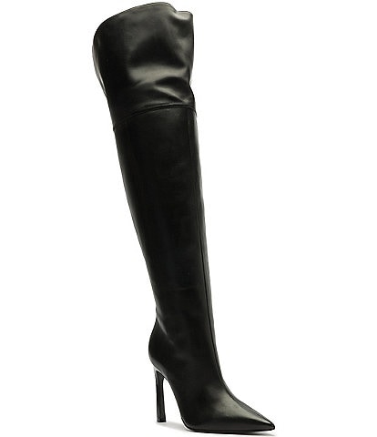 Schutz Cate Leather Over The Knee Boots