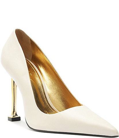 Schutz Firenze Leather Pointed Toe Pumps