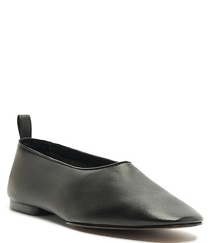 Schutz Hadley High Vamp Leather Ballet Flats