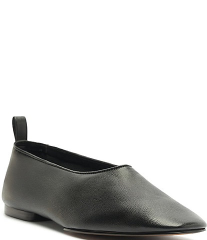 Schutz Hadley High Vamp Leather Ballet Flats