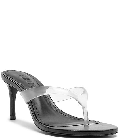 Schutz Roslyn Jelly Thong Dress Slide Dress Sandals