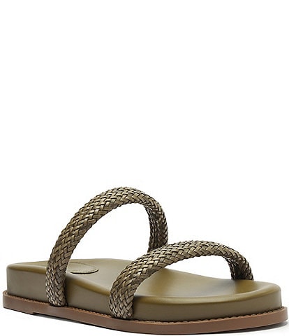 Schutz Ruby Sporty Woven Slides