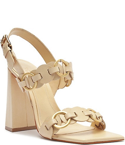 Schutz Selina Leather Dress Sandals