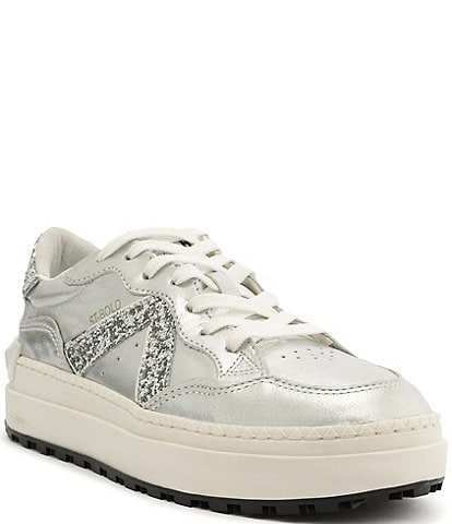Schutz St Bold Leather Sneakers