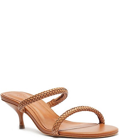 Schutz Taliah Woven Mid Dress Slides