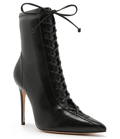 schutz white booties