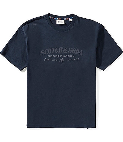 Scotch & Soda Front Graphic Short Sleeve T-Shirt