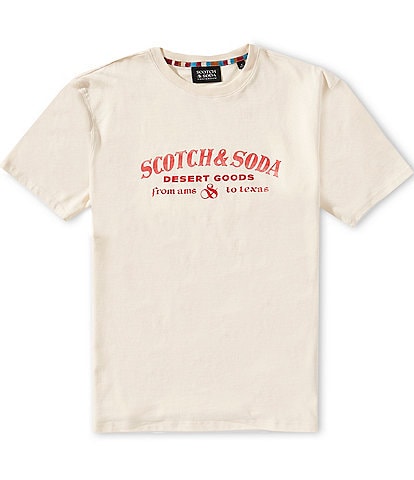 Scotch & Soda Front Graphic Short Sleeve T-Shirt
