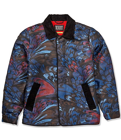 Scotch & Soda Jacquard Feathers Jacket