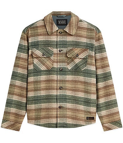 Scotch & Soda Plaid Overshirt
