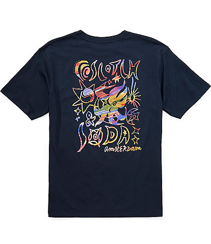 Scotch & Soda Relaxed Fit Graphic Short Sleeve T-Shirt