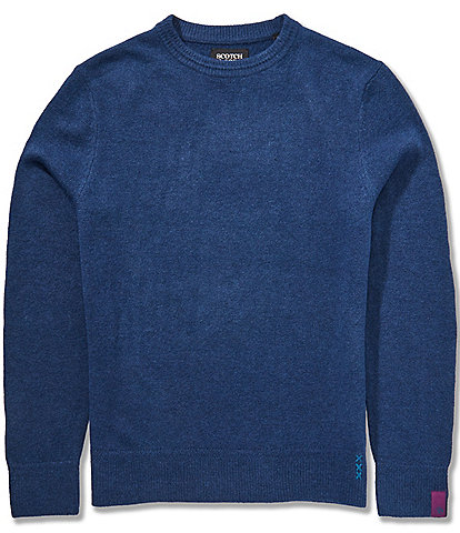 Scotch & Soda Soft Knit Solid Crewneck Sweater