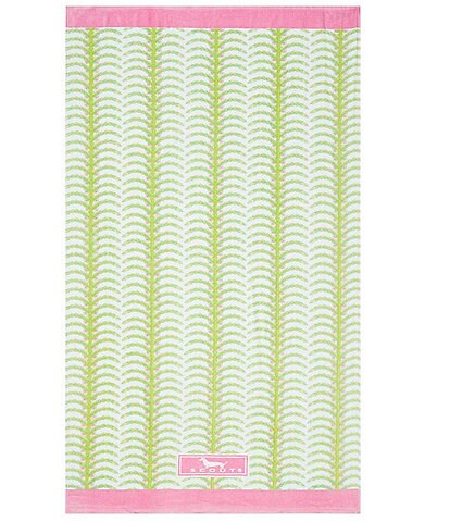 SCOUT Summer Shop Collection Shake Your Palm Printed Velour Beach Towel