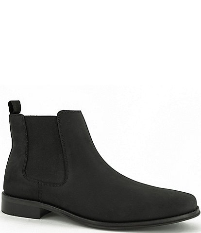 Section X Men's Steven Zip Nubuck Chelsea Boots