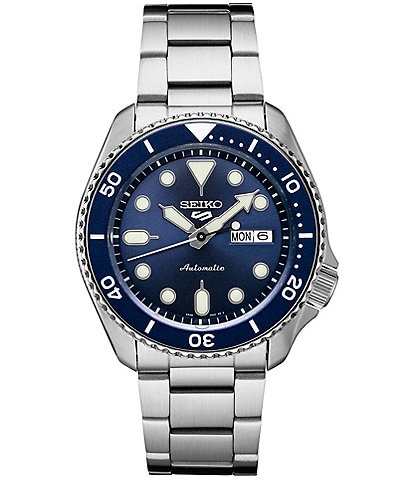 Seiko Men's Seiko 5 Sports Automatic Stainless Steel Bracelet Watch