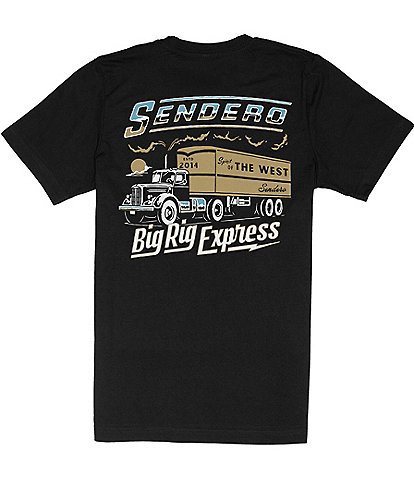 Sendero Provisions Co. Big Rig Express Graphic Short Sleeve T-Shirt