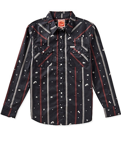 Sendero Provisions Co. Printed Long Sleeve Woven Shirt