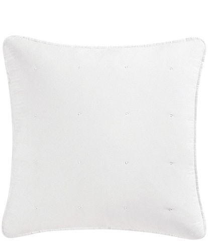 Shabby Chic Stonewashed Dot Textured Euro Pillow