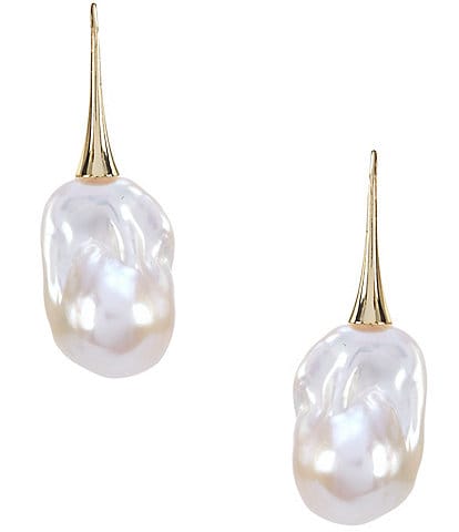 SHASHI Baroque Pearl Large Drop Earrings