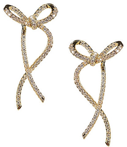 SHASHI Caroline Bow Front Back Earrings