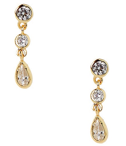 SHASHI Jenny Multi Stone Linear Earrings
