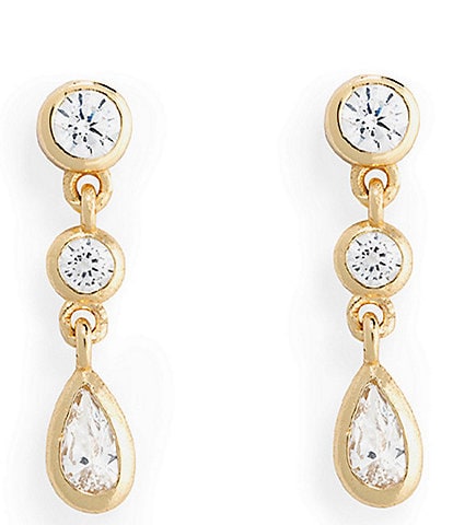 SHASHI Jenny Multi Stone Linear Earrings