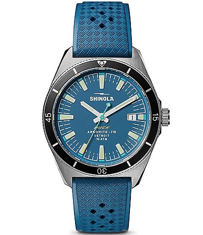 SHINOLA Men's Duck Quartz Analog Strap Watch