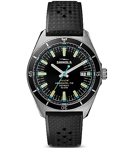 SHINOLA Men's Duck Quartz Analog Strap Watch